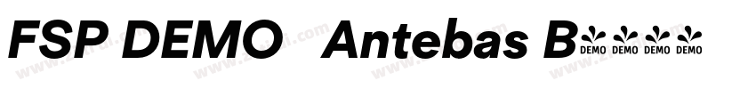 FSP DEMO   Antebas B字体转换